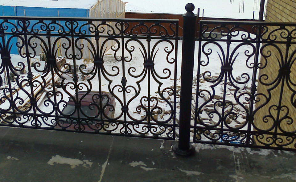Изготовление кованые перила  в Челябинске